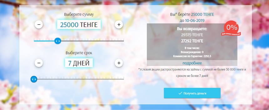 Gofingo - первый заем под 0% на 7 дней